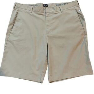 Mens adidas shorts. Button hook closure. Size 38.